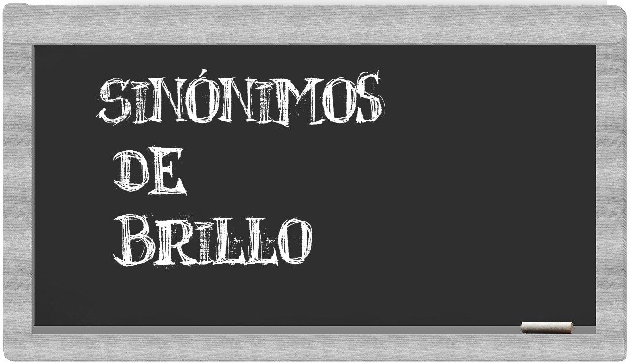 Los sinónimos de brillo: Todos los sinónimos de brillo, su sentido y